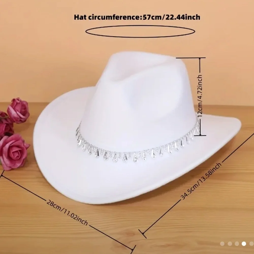 Cowboy hat white New 🤠🤠🤠